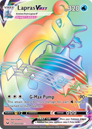 Lapras VMAX Rainbow